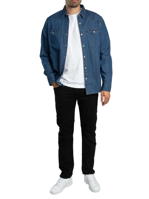 Levi's Barstow Westernhemd, Blau - Image 5