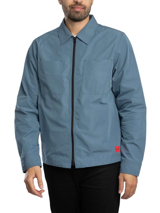 HUGO Evalom Overshirt, Blau - Image 3