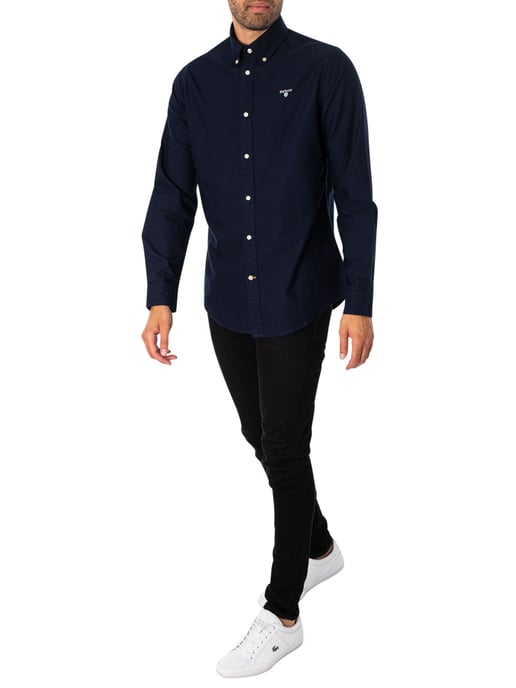 Barbour Maßgeschneidertes Oxtown-Hemd, Blau - Image 5