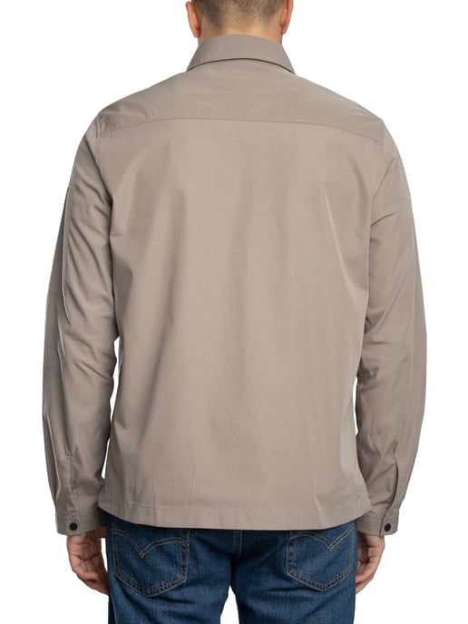 HUGO Emmond Zip Overshirt, Braun - Image 4