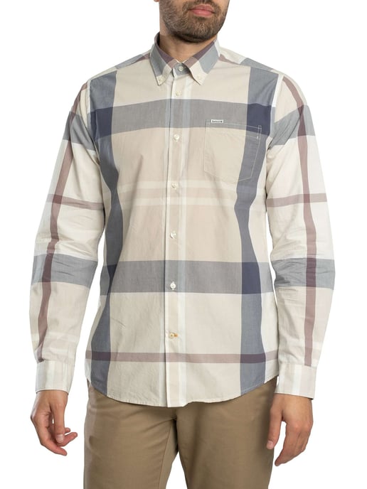 Barbour Harris Tailliertes Tartanhemd, Grau - Image 2
