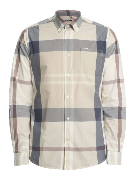 Barbour Harris Tailliertes Tartanhemd, Grau - Image 6