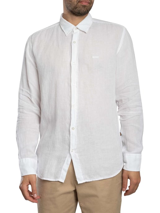 BOSS Relegant Regular Shirt, Weiß - Image 2