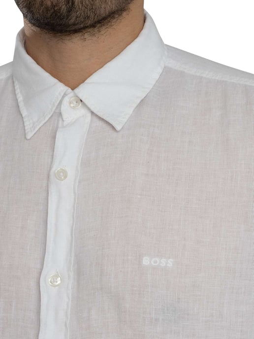 BOSS Relegant Regular Shirt, Weiß - Image 4