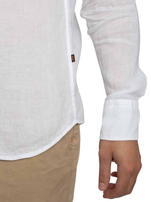 BOSS Relegant Regular Shirt, Weiß - Image 5