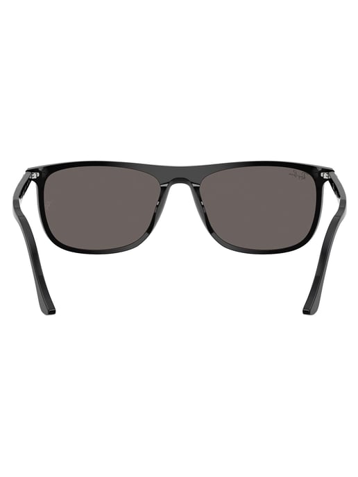 Ray-Ban Rechteckige Sonnenbrille RB2216, Schwarz - Image 3