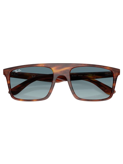 Ray-Ban RB2222 Quadratische Sonnenbrille, Braun - Image 4