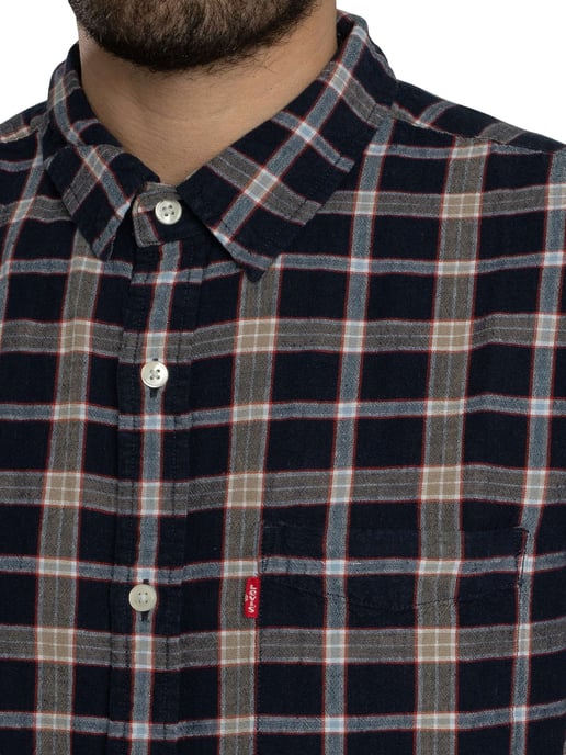 Levi's Kurzarmhemd „Sunset“, Blau - Image 4