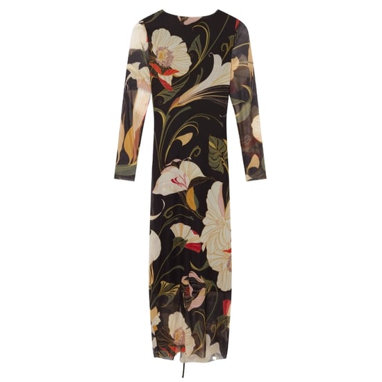 Ted Baker Bedrucktes, Figurbetontes Midikleid Aus Mesh Mit Raffungen - Image 2