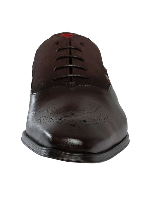 Jeffery West Zweifarbige Oxford-Schuhe Aus Wildleder, Schwarz - Image 4