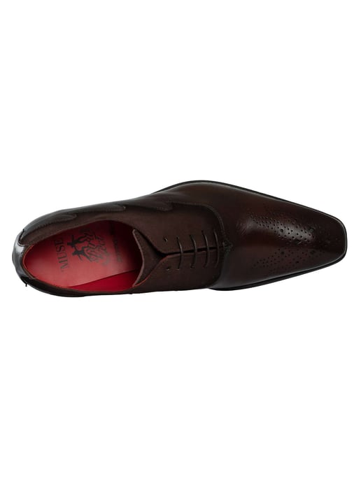 Jeffery West Zweifarbige Oxford-Schuhe Aus Wildleder, Schwarz - Image 6