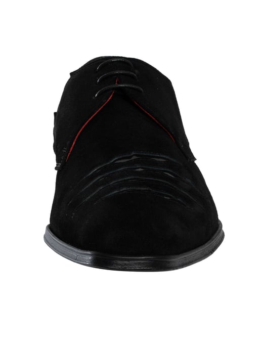 Jeffery West Brogue-Schuhe Aus Wildleder Mit Rissen, Schwarz - Image 4