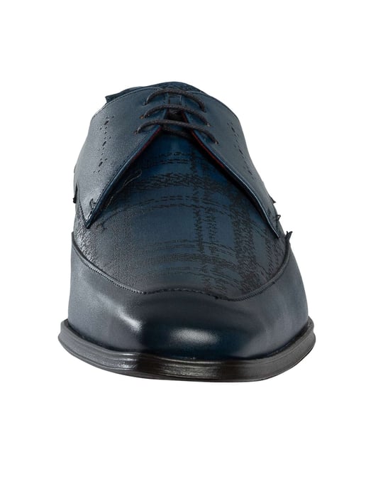 Jeffery West Leder-Brogue-Schuhe, Blau - Image 4