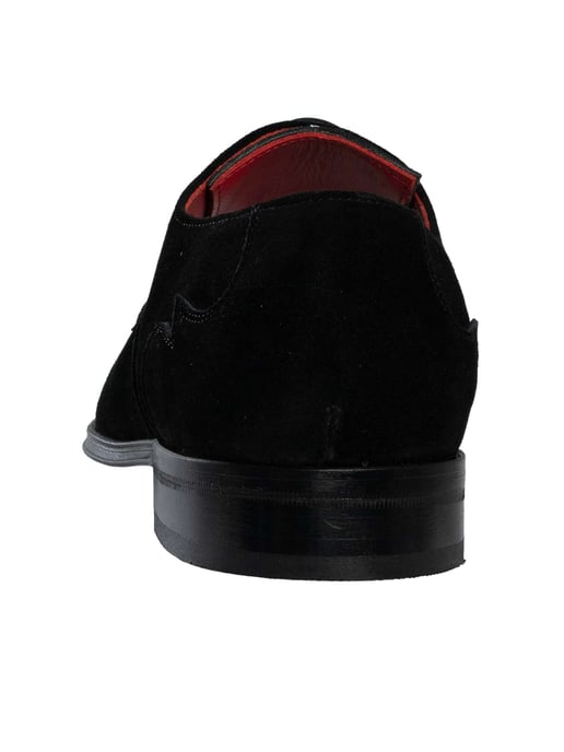 Jeffery West Brogue-Schuhe Aus Wildleder Mit Rissen, Schwarz - Image 5