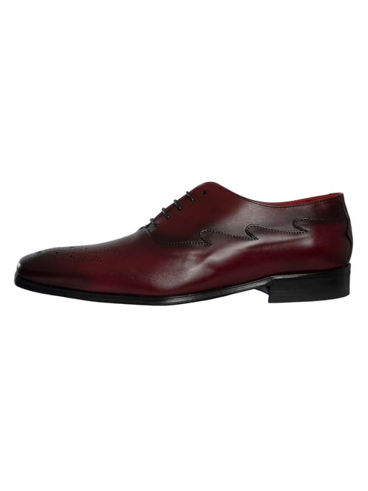Jeffery West Oxford-Schuhe Aus Leder, Rot - Image 2