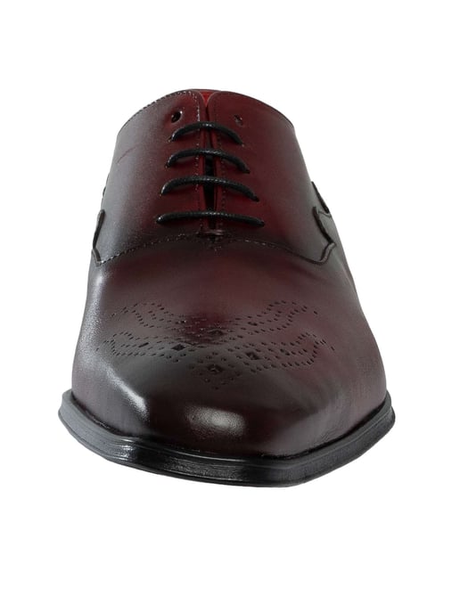 Jeffery West Oxford-Schuhe Aus Leder, Rot - Image 4