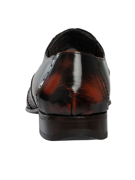 Jeffery West Leder Derby Schuhe, Braun - Image 5