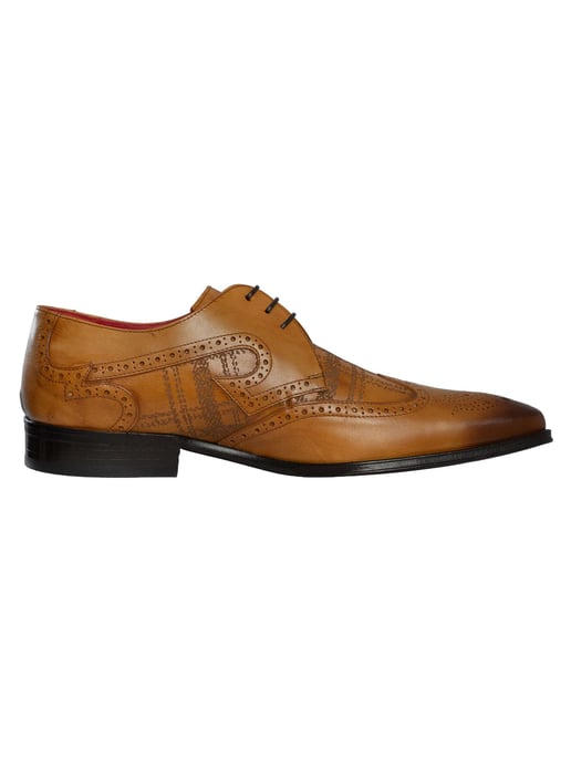 Jeffery West Schottische Derby-Schuhe Aus Leder, Braun - Image 3