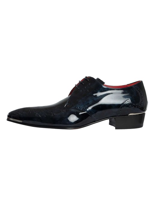 Jeffery West Branch Brogue Lederschuhe, Blau - Image 2