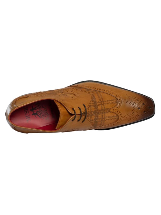 Jeffery West Schottische Derby-Schuhe Aus Leder, Braun - Image 6