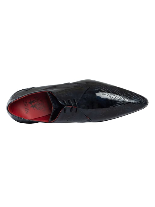 Jeffery West Branch Brogue Lederschuhe, Blau - Image 6