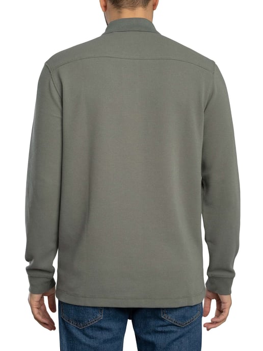 BOSS Petempesto Langarm-Poloshirt, Grau - Image 3