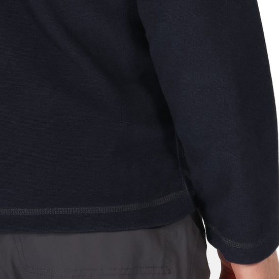 Regatta Montes Leichtes Mini-Streifen-Sweatshirt Mit Halbem Reißverschluss, Schwarz - Image 5