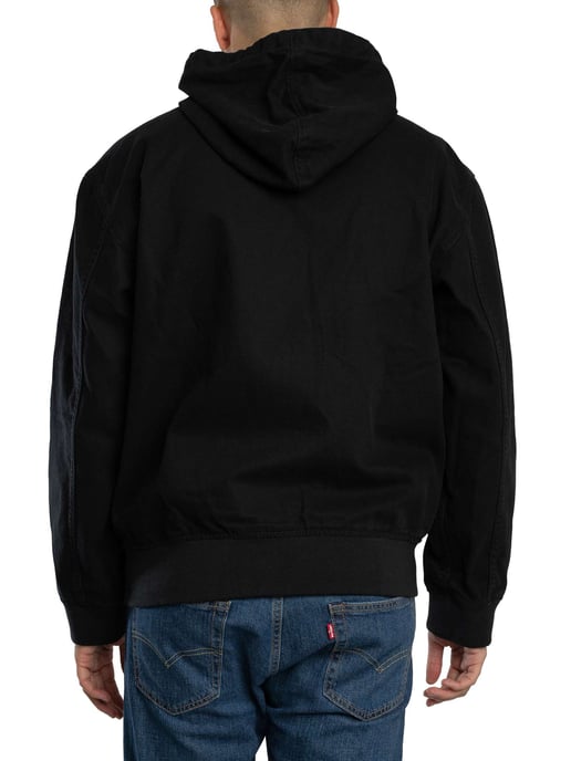 Dickies Ungefütterte Canvas-Kapuzenjacke, Schwarz - Image 3