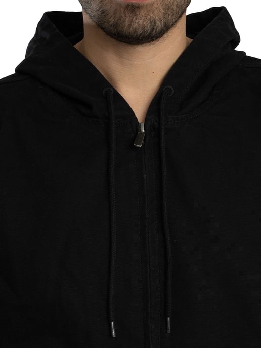 Dickies Ungefütterte Canvas-Kapuzenjacke, Schwarz - Image 5