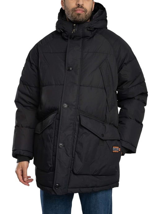 Superdry Expedition Stepper Parka Jacke, Schwarz - Image 1