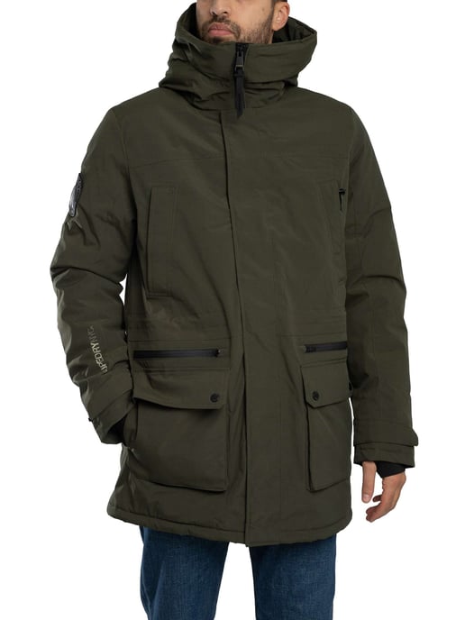 Superdry Gepolsterte City-Parka-Jacke, Grün - Image 2