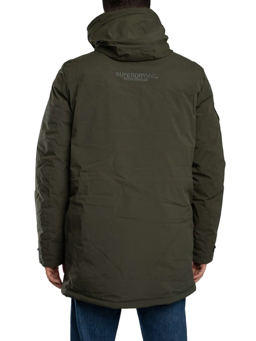 Superdry Gepolsterte City-Parka-Jacke, Grün - Image 3