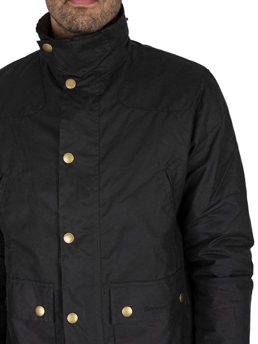 Barbour Reelin Wachsjacke, Grün - Image 4