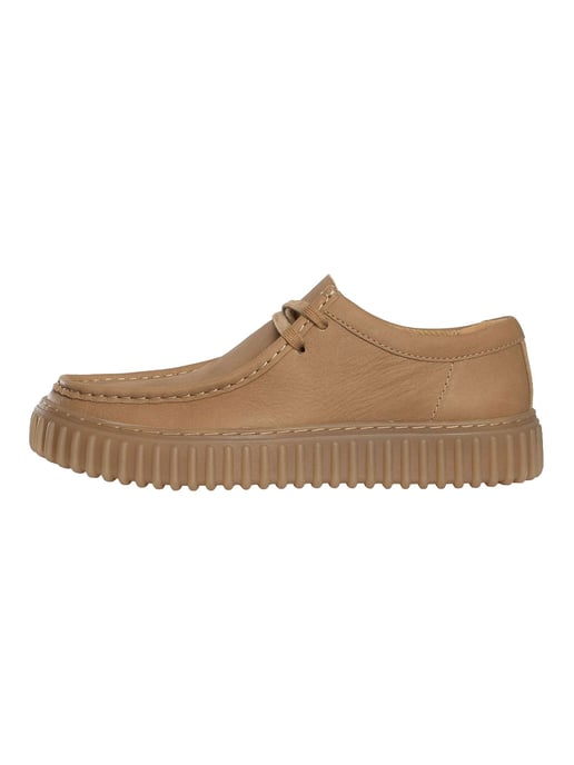 Clarks Torhill Lo Leder, Beige - Image 2