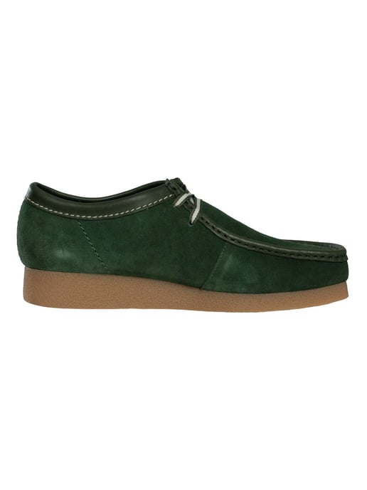 Clarks Wallabee Evo Wildlederschuhe, Grün - Image 3