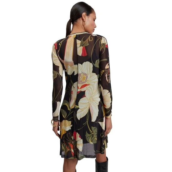 Schwarzes Midikleid Mit Langen Ärmeln Von Ted Baker - Image 5