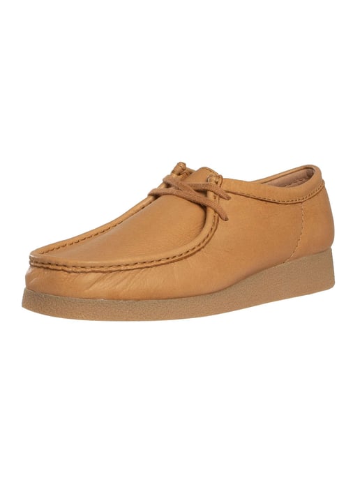 Clarks Wallabee Evo Leder-Sneaker, Braun - Image 1