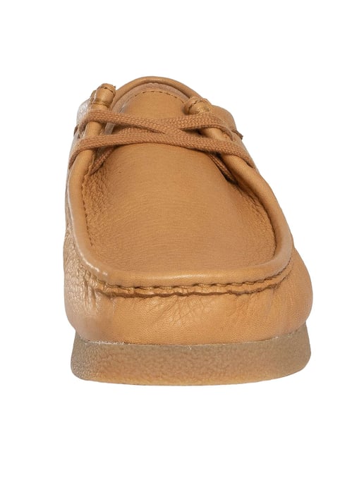 Clarks Wallabee Evo Leder-Sneaker, Braun - Image 4