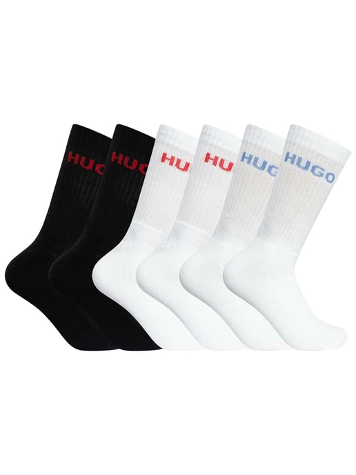 HUGO 6Er-Pack Viertelstrümpfe, Mehrfarbig - Image 1