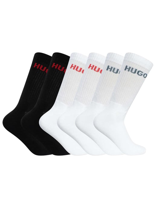 HUGO 6Er-Pack Viertelstrümpfe, Mehrfarbig - Image 1