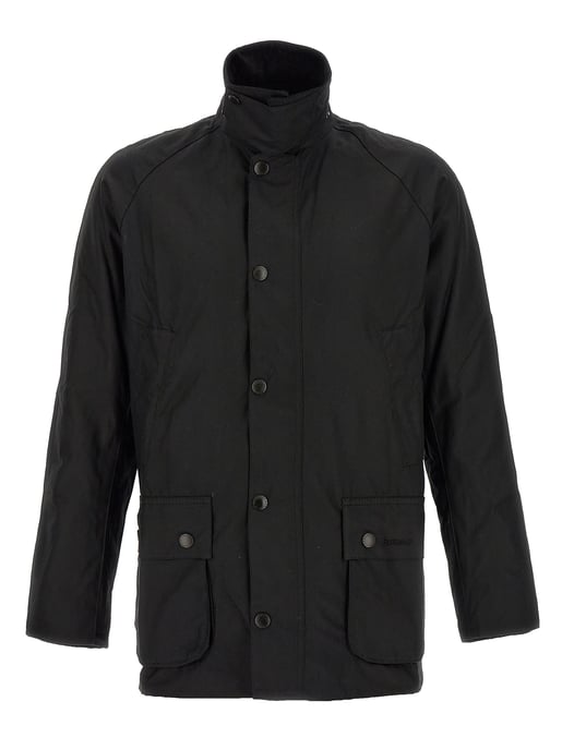 Barbour Ashby Wachsjacke, Schwarz - Image 3
