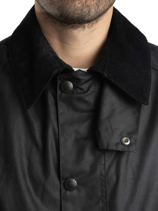 Barbour Ashby Wachsjacke, Schwarz - Image 6