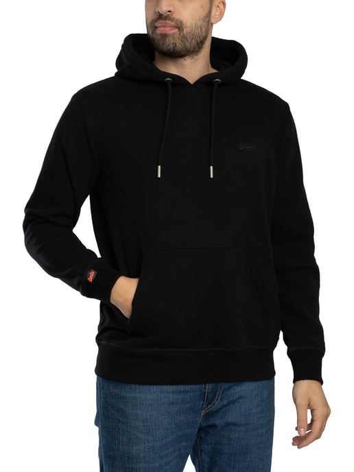 Superdry Kapuzenpullover Mit Essential-Logo, Schwarz - Image 1