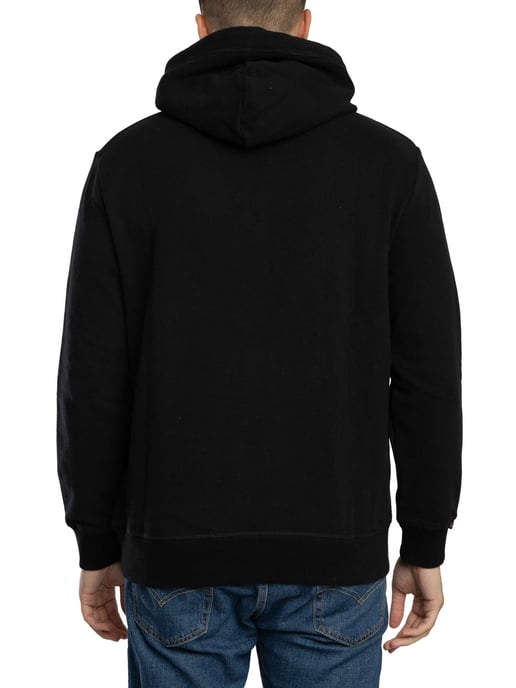Superdry Kapuzenpullover Mit Essential-Logo, Schwarz - Image 3