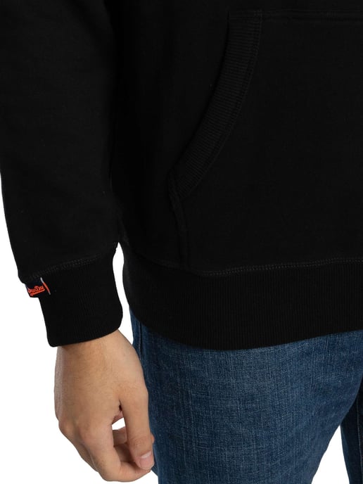 Superdry Kapuzenpullover Mit Essential-Logo, Schwarz - Image 5