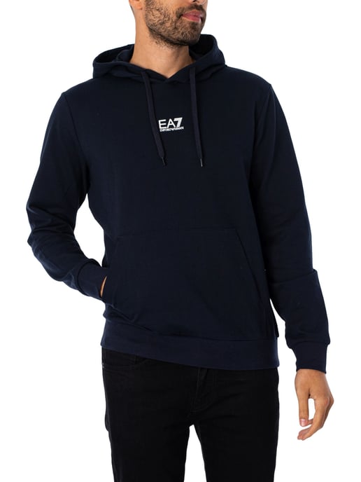 EA7 Jersey-Kapuzenpullover, Blau - Image 2