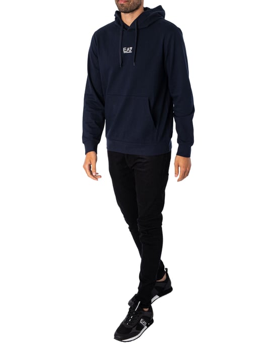 EA7 Jersey-Kapuzenpullover, Blau - Image 5