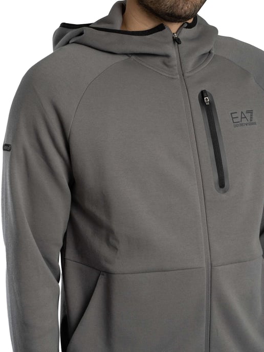 EA7 Dynamic Athlete Zip Hoodie, Grau - Image 5
