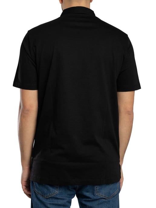 Armani Exchange Poloshirt Mit Box-Logo, Schwarz - Image 3