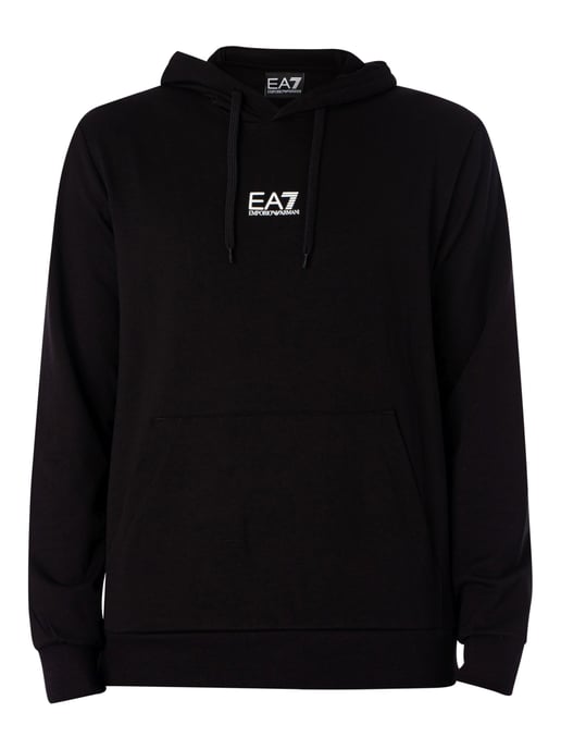 EA7 Jersey-Kapuzenpullover, Schwarz - Image 6
